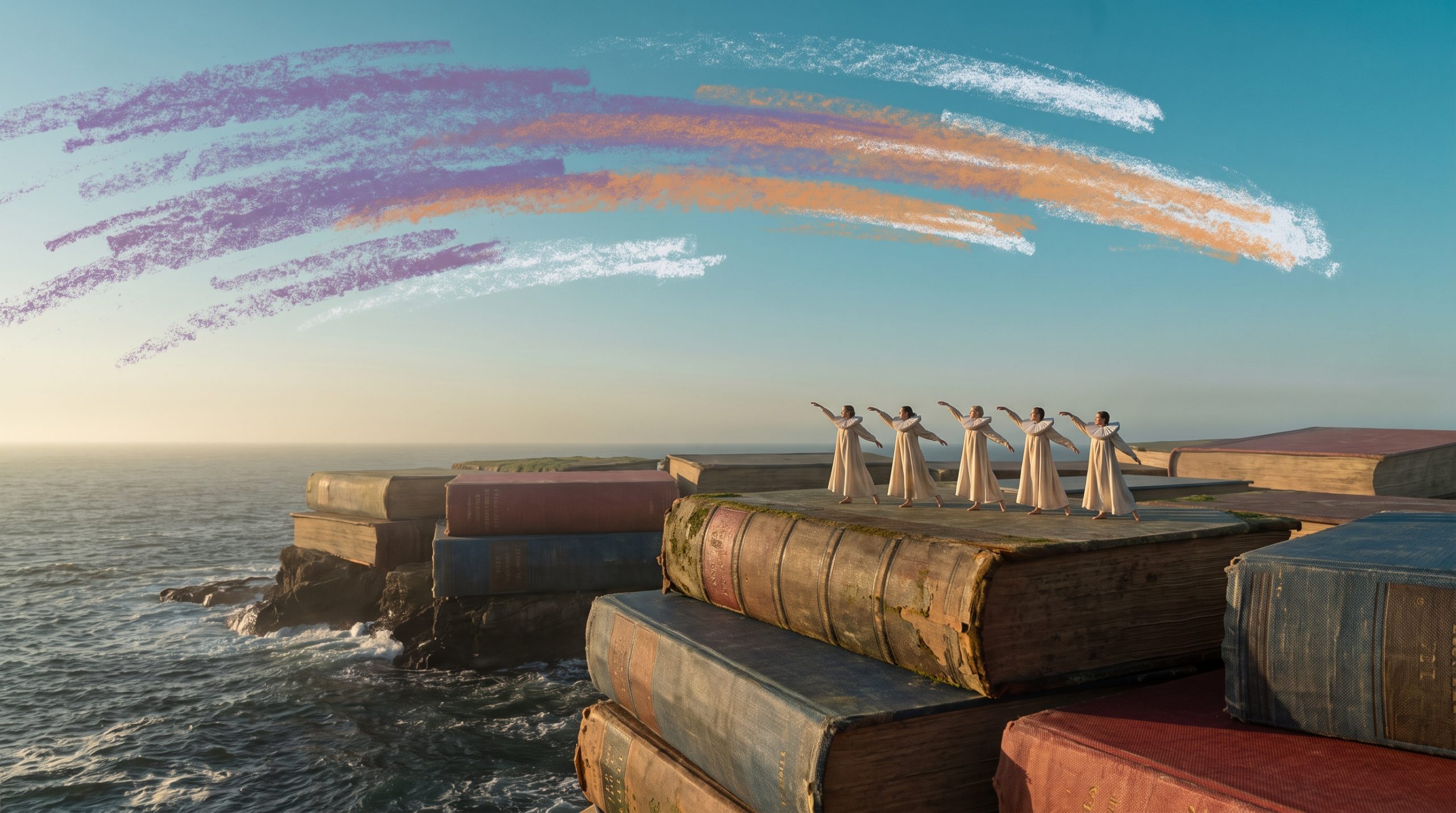 Where the Sky Becomes Linen No. 11 — The Library Tide