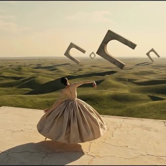 Where the Sky Becomes Linen No. 05 — Geometry of Wind